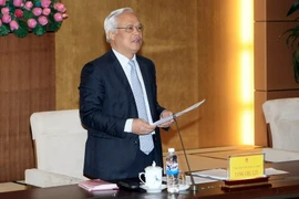 Phó Chủ tịch Quốc hội Uông Chu Lưu chủ trì hội nghị. (Ảnh: Phạm Kiên/TTXVN)