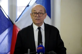Bộ trưởng Quốc phòng Pháp Jean-Yves Le Drian. (Ảnh: AFP/TTXVN)