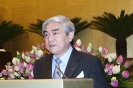 Bộ trưởng Khoa học-Công nghệ Nguyễn Quân làm Chủ tịch Hội đồng cấp Nhà nước xét tặng Giải thưởng Hồ Chí Minh, Giải thưởng Nhà nước về khoa học-công nghệ năm 2015. (Ảnh: Phương Hoa/TTXVN)