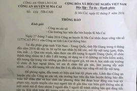 Lãnh đạo công an Si Ma Cai nhận sai vụ cảnh báo bắt cóc, lấy nội tạng
