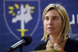 Đại diện cấp cao về chính sách an ninh và đối ngoại của Liên minh châu Âu (EU) Federica Mogherini. (Ảnh: AFP/TTXVN)
