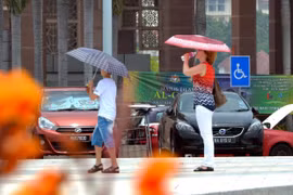 Nắng nóng tại Malaysia. (Nguồn: themalaymailonline.com)