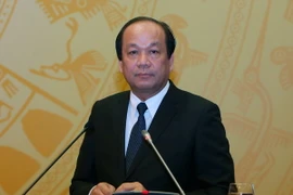 Bộ trưởng, Chủ nhiệm Văn phòng Chính phủ Mai Tiến Dũng. (Ảnh: Thống Nhất/TTXVN)