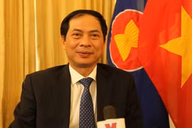 Thứ trưởng Bộ Ngoại giao Bùi Thanh Sơn. (Ảnh: Lê Phương/Vietnam+)