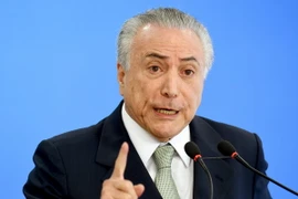 Tổng thống lâm thời Brazil Michel Temer. (Ảnh: AFP/TTXVN)