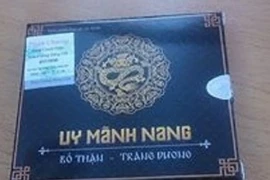 Tạm dừng lưu thông lô thực phẩm bảo vệ sức khỏe Uy Mãnh Nang