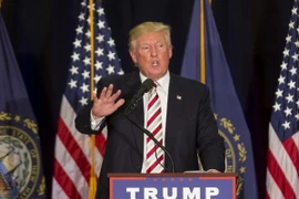 Ông Donald Trump phát biểu tại Windham, New Hampshire ngày 6/8 vừa qua. (Ảnh: AFP/TTXVN)
