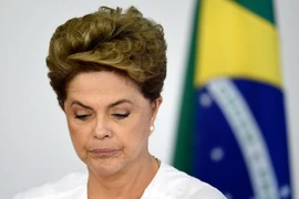 Tổng thống Dilma Rousseff ở thủ đô Brasilia ngày 15/4 vừa qua. (Ảnh: AFP/TTXVN)
