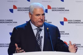 Cựu Tổng thống Panama Ricardo Martinelli. (Ảnh: AFP/TTXVN)