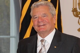Tổng thống Joachim Gauck được đa số dân chúng Đức ủng hộ tái cử. (Ảnh: Mạnh Hùng/Vietnam+)
