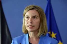 Đại diện cấp cao Liên minh châu Âu về chính sách đối ngoại và an ninh Federica Mogherini. (Ảnh: AFP/TTXVN)