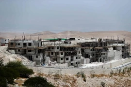 Khu định cư Do Thái Maale Adumim đang trong quá trình xây dựng ở đông Jerusalem ngày 4/7. (Ảnh: AFP/TTXVN)