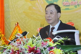 Bí thư Tỉnh ủy Yên Bái Phạm Duy Cường. (Ảnh: Thế Duyệt/TTXVN)