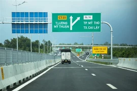 Đường cao tốc Trung Lương-Mỹ Thuận. (Ảnh: Hồng Đạt/TTXVN)