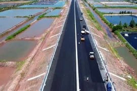 Khánh thành đưa vào sử dụng cao tốc Vân Đồn-Móng Cái vào dịp 2/9. (Ảnh: Văn Đức/TTXVN)