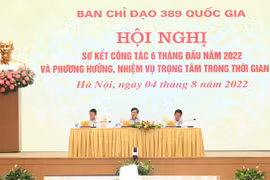 Phó Thủ tướng Thường trực Chính phủ Phạm Bình Minh chủ trì hội nghị. (Ảnh: Phạm Kiên/TTXVN)