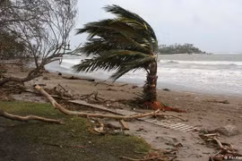 Bão nhiệt đới tàn phá đảo quốc Vanuatu. (Nguồn: Reuters)