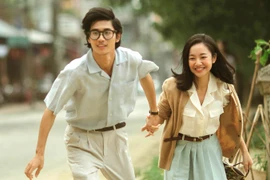 Cặp diễn viên Avin Lu và Hoàng Hà trong vai Trịnh Công Sơn, Dao Ánh hồi trẻ. (Ảnh: ĐPCC)