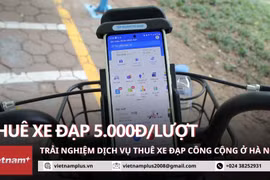 Trải nghiệm xe đạp công cộng 5.000 đồng một lượt ở Hà Nội