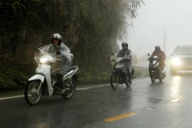 Không khí lạnh gây mưa dông rải rác ở vùng núi phía Bắc. Ảnh minh họa. (Ảnh: Quốc Khánh/TTXVN)
