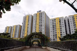 Chung cư Carina Plaza (quận 8, Thành phố Hồ Chí Minh). (Ảnh: Thanh Vũ/TTXVN)
