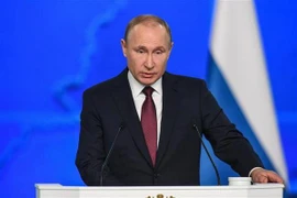 Tổng thống Nga Vladimir Putin. (Nguồn: THX/TTXVN)