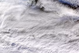 Hình ảnh về vụ nổ thiên thạch. (Nguồn: NASA)
