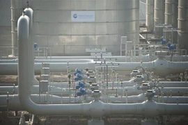Đường ống dẫn khí đốt Dòng chảy phương Bắc 2 tại Lubmin, Đức. (Nguồn: AFP/TTXVN)