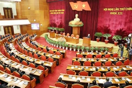 Toàn cảnh bế mạc Hội nghị. (Ảnh: Trí Dũng/TTXVN)