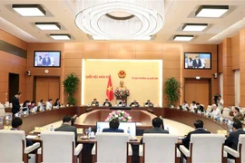 Toàn cảnh phiên họp. (Ảnh: Văn Điệp/TTXVN)