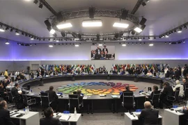 Toàn cảnh Hội nghị thượng đỉnh nhóm các nền kinh tế phát triển và mới nổi hàng đầu thế giới (G20) tại Buenos Aires, Argentina ngày 30/11/2018. (Ảnh: AFP/ TTXVN)