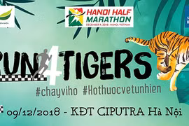 Hơn 750 người từ 31 quốc gia tham gia 'Chạy vì hổ' năm 2018