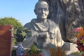 Tượng Mẹ Việt Nam Anh hùng Nguyễn Thị Ngọt. (Ảnh: Phạm Minh Tuấn/TTXVN)