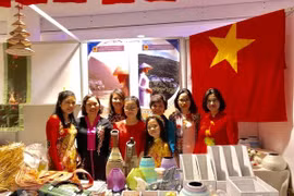 Gian hàng của Việt Nam tại hội chợ năm 2017. (Ảnh: Dương Trí/Vietnam+)
