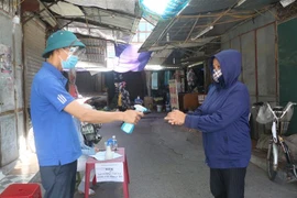 Nghệ An phát động phong trào Toàn dân tham gia phòng, chống dịch COVID-19. (Ảnh: Bích Huệ/TTXVN)