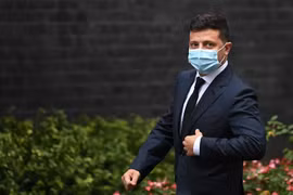 Tổng thống Ukraine Volodymyr Zelensky. (Ảnh: AFP/TTXVN)