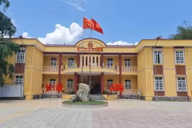 Trụ sở Ủy ban Nhân dân xã Sơn Hà.