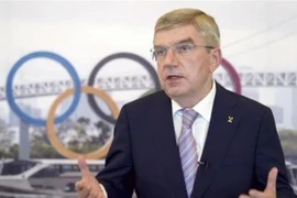 Chủ tịch Ủy ban Olympic quốc tế (IOC) Thomas Bach. (Ảnh: Kyodo/TTXVN)