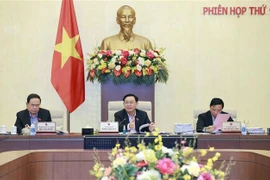 Chủ tịch Quốc hội Vương Đình Huệ phát biểu. (Ảnh: Doãn Tấn/TTXVN)