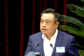 Ông Trần Sỹ Thanh, Chủ tịch Uỷ ban Nhân dân thành phố Hà Nội. (Ảnh: Phương Hoa/TTXVN)