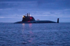 Tàu ngầm Kazan thuộc Dự án 885M (Yasen-M) của Nga. (Ảnh: Russian MOD/TTXVN)
