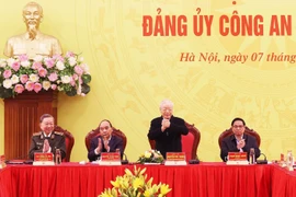 Tổng Bí thư chỉ đạo Hội nghị Đảng ủy Công an Trung ương
