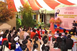 Quang cảnh lễ kỷ niệm. (Ảnh: Tường Vi/TTXVN)