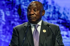Tổng thống Nam Phi Cyril Ramaphosa. (Ảnh: AFP/TTXVN)