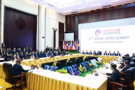 Hội nghị cấp cao ASEAN-Nhật Bản lần thứ 27. (Ảnh: Dương Giang/TTXVN)