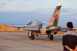 Máy bay Yak-130. (Ảnh: Báo Quân đội Nhân dân)