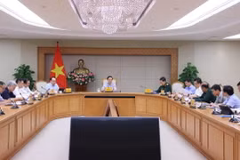 Phó Thủ tướng Trần Hồng Hà chủ trì cuộc họp. (Ảnh: Văn Điệp/TTXVN)