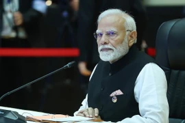 Thủ tướng Ấn Độ Narendra Modi phát biểu tại Hội nghị Cấp cao ASEAN-Ấn Độ lần thứ 21. (Ảnh: Dương Giang/TTXVN)