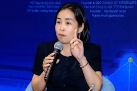 Bà Thảo Nguyễn - chuyên gia M&A chủ chốt tại Ban Kết nối Xúc tiến Đầu tư, thuộc Cộng đồng M&A Việt Nam đồng thời là CEO Công ty INMERGERS. (Ảnh: Nguyễn Văn Cảnh/TTXVN)