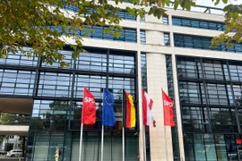 Trụ sở của đảng Dân chủ Xã hội (SPD). (Ảnh: Phương Hoa/TTXVN)